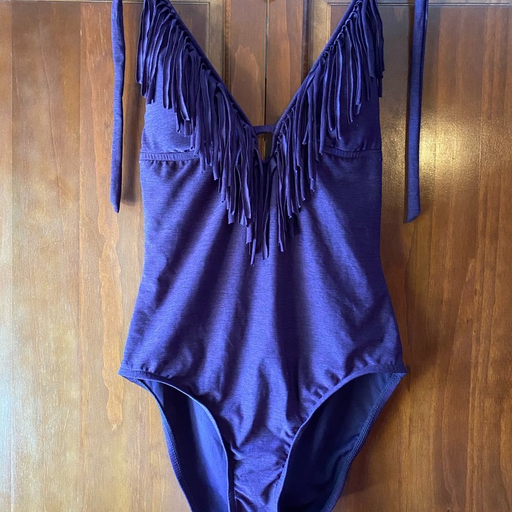 Purple Flare One-piece Swimsuit